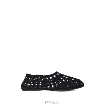 인더샵 ALAIA 알라이아 블랙 플랫 슈즈
