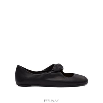 인더샵 Alexander McQUEEN 알렉산더 맥퀸 블랙 플랫 슈즈