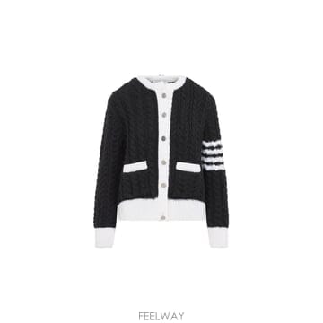 인더샵 THOM BROWNE 톰브라운 그레이 가디건