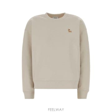 인더샵 Maison Kitsune 메종키츠네 베이지 스웨트셔츠