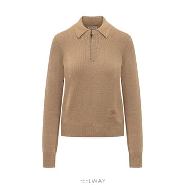 인더샵 BURBERRY 버버리 베이지 폴로 셔츠