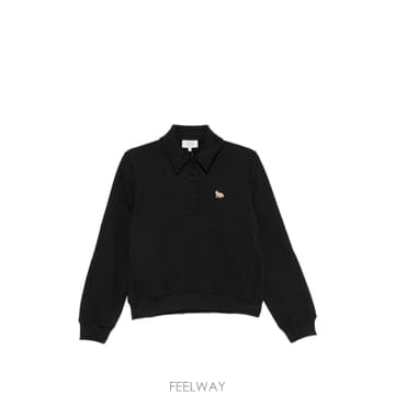 인더샵 Maison Kitsune 메종키츠네 블랙 폴로 셔츠