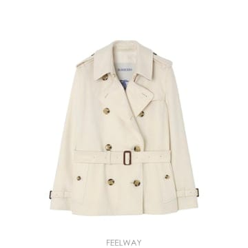 인더샵 BURBERRY 버버리 아이보리 트렌치 코트