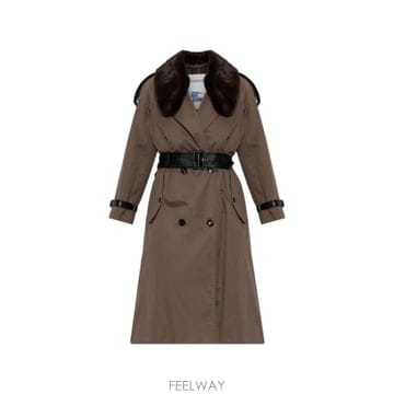 인더샵 BURBERRY 버버리 브라운 트렌치 코트
