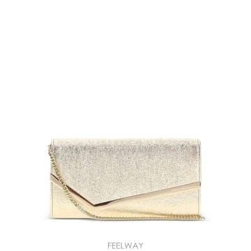 인더샵 JIMMY CHOO 지미추 골드 숄더백