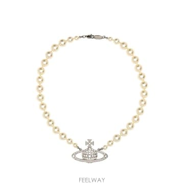 인더샵 Vivienne Westwood 비비안 웨스트우드 실버 목걸이