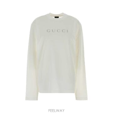 인더샵 GUCCI 구찌 화이트 롱슬리브 탑