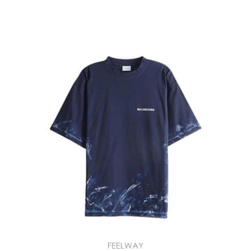 인더샵 BALENCIAGA 발렌시아가 네이비 반팔 티셔츠