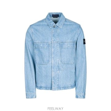 인더샵 STONE ISLAND 스톤아일랜드 와펜 패치 데님 자켓