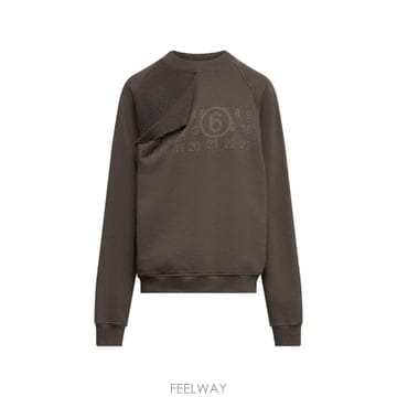 인더샵 MM6 Maison Margiela MM6 메종 마르지엘라 그레이 스웨트셔츠