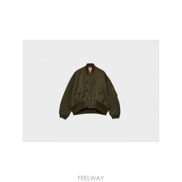 인더샵 JW ANDERSON JW 앤더슨 그린 봄버 자켓
