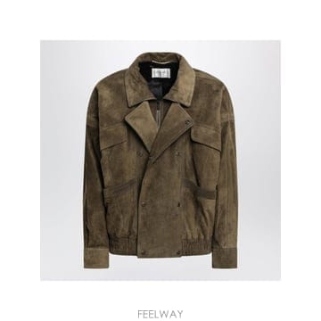 인더샵 SAINT LAURENT 생로랑 그린 봄버 자켓