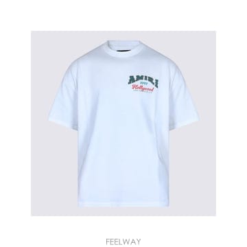 인더샵 AMIRI 아미리 화이트 반팔 티셔츠