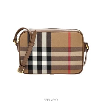 인더샵 BURBERRY 버버리 브라운 체크 숄더백