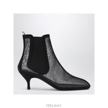 인더샵 ALAIA 알라이아 블랙 앵클 부츠