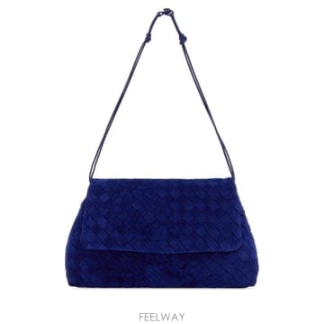 인더샵 BOTTEGA VENETA 보테가 베네타 블루 숄더백