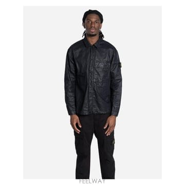 인더샵 STONE ISLAND 스톤아일랜드 블랙 셔츠