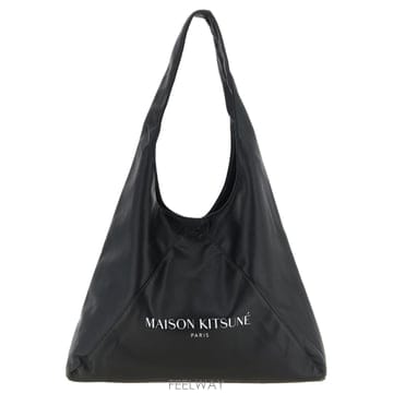 인더샵 Maison Kitsune 메종키츠네 블랙 토트백