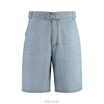 인더샵 BOTTEGA VENETA 벨트 데님 버뮤다 쇼츠