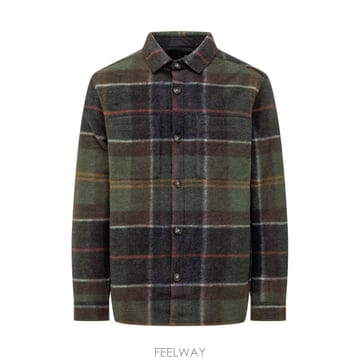 인더샵 Barbour 바버 그린 셔츠