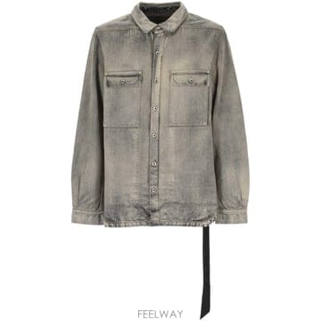 인더샵 Rick Owens DRKSHDW 릭오웬스 다크쉐도우 그레이 셔츠