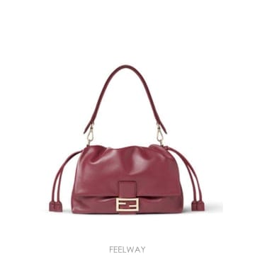 인더샵 FENDI 펜디 버건디 숄더백
