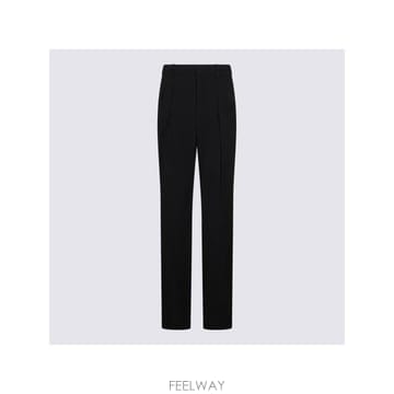 인더샵 SAINT LAURENT 생로랑 블랙 테일러드 팬츠