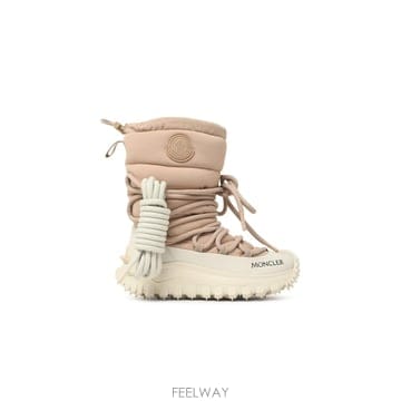 인더샵 MONCLER 몽클레어 베이지 하이 부츠