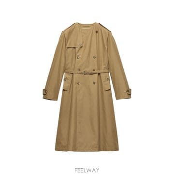 인더샵 PRADA 프라다 베이지 트렌치 코트