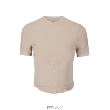 인더샵 Maison Margiela 메종 마르지엘라 베이지 반팔 티셔츠