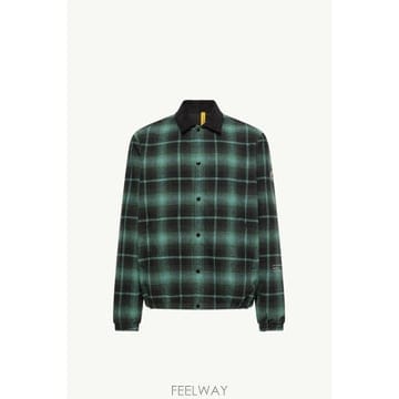 인더샵 MONCLER 몽클레어 그린 체크 자켓