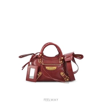 인더샵 BALENCIAGA 발렌시아가 버건디 토트백