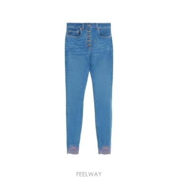 인더샵 VALENTINO 발렌티노 네이비 데님 팬츠