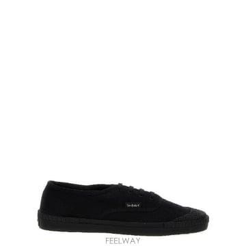 인더샵 SAINT LAURENT WES 캔버스 로우탑 스니커즈