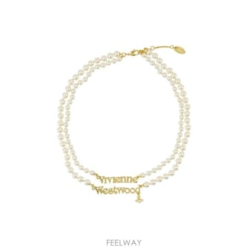 인더샵 Vivienne Westwood 비비안 웨스트우드 골드 목걸이