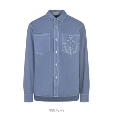 인더샵 JW ANDERSON JW 앤더슨 블루 셔츠
