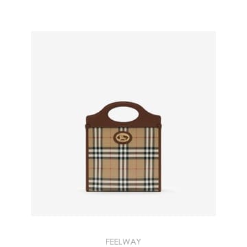 인더샵 BURBERRY 버버리 베이지 토트백