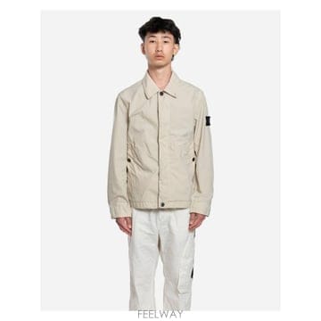 인더샵 STONE ISLAND 스톤아일랜드 베이지 자켓