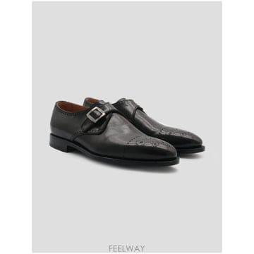 인더샵 Kiton 키톤 브라운 몽크스트랩 슈즈