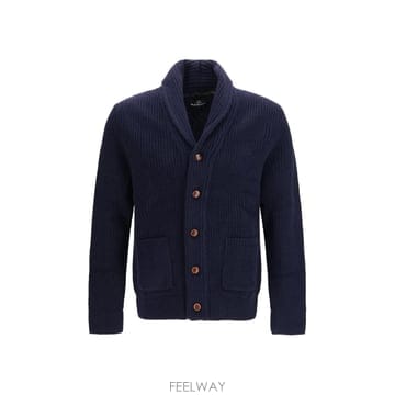 인더샵 Barbour 바버 네이비 가디건