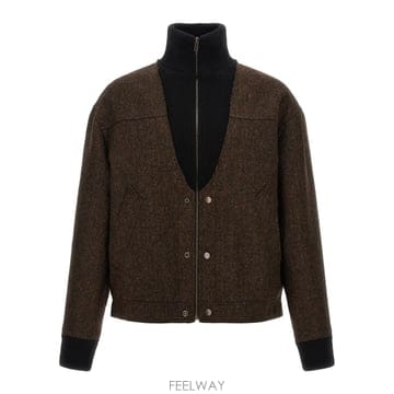 인더샵 Maison Margiela 메종 마르지엘라 헤링본 울 집 자켓
