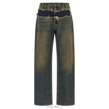 인더샵 Maison Margiela 메종 마르지엘라 디스트레스 데님 팬츠
