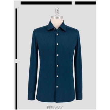 인더샵 Kiton 키톤 네이비 셔츠