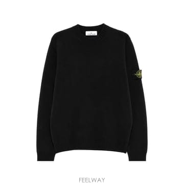 인더샵 STONE ISLAND 스톤아일랜드 블랙 니트