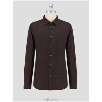 인더샵 Kiton 키톤 브라운 셔츠