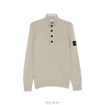 인더샵 STONE ISLAND 스톤아일랜드 베이지 니트
