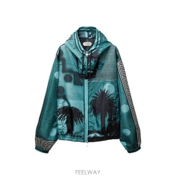 인더샵 VERSACE 베르사체 블루 자켓