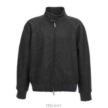 인더샵 FENDI 하이넥 캐시미어 자켓