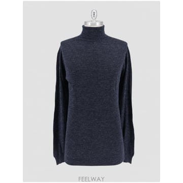 인더샵 Kiton 키톤 블루 니트