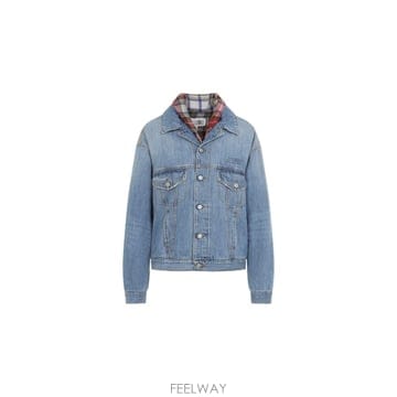 인더샵 MM6 Maison Margiela MM6 메종 마르지엘라 블루 자켓